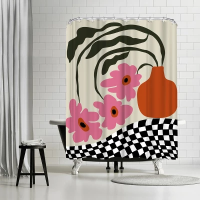 Americanflat 71x74 Floral & Botanical Shower Curtain By Miho Art Studio - Image 19