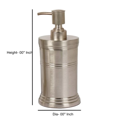 Dual Ridge Collection Lotion And Soap Dispenser - Nu Steel