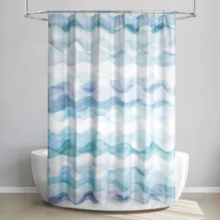 Striped Shower Curtain - Allure Home Creations