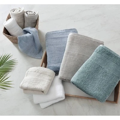 6pc Island Retreat Bath Towel Set White - Tommy Bahama - Image 3