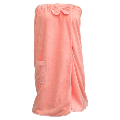 Unique Bargains Shower Wrap Towel For Women Adjustable Closure Bath Wrap With Pocket 1 Pc - Image 8