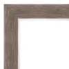 Amanti Art Noble Mocha Petite Bevel Bathroom Wall Mirror 27.5 X 21.5 In.