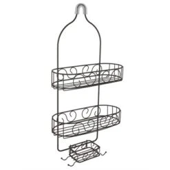 Home Basics Scroll Shower Caddy