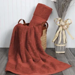 Cotton Highly Absorbent Solid 2-Piece Ultra-Plush Bath Sheet Set By Blue Nile Mills