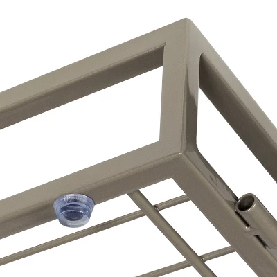 Honey-Can-Do Over-The-Toilet Paper And Storage Tray Silver - Image 3