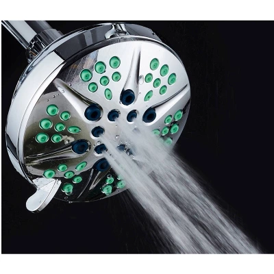 Six Setting High Pressure Ultra Luxury Shower Head Chrome - HotelSpa - Image 3