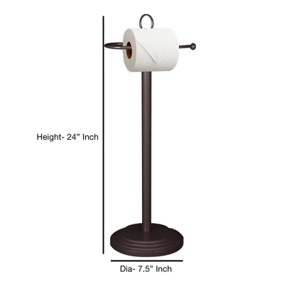 Freestanding Toilet Tissue Holder Oil Rubbed Bronze - Nu Steel - Image 2
