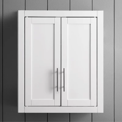 Savannah Wall Cabinet White - Crosley - Image 3