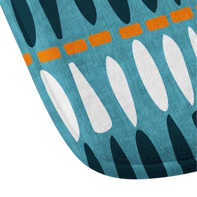Caroline Okun Baby Teeth Memory Foam Bath Mat Blue - Deny Designs - Image 2