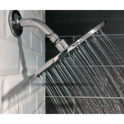 Maison High Pressure 8" Modern Rainfall Showerhead Brushed Nickel Luxury Showerhead -Tool Free Installation - Best Showerhead, Bathroom Essential - Image 2