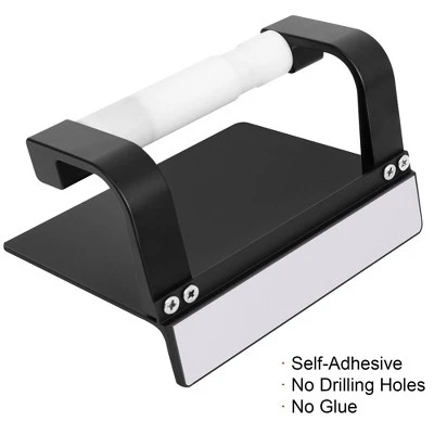 Unique Bargains Toilet Self Adhesive With Phone Shelf Bath Accessories Fixed Toilet Paper Holders - Image 6