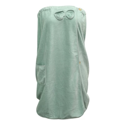 Unique Bargains Shower Wrap Towel For Women Adjustable Closure Bath Wrap With Pocket 1 Pc - Image 10