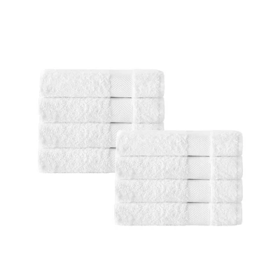 Kansas Turkish Cotton Bath Towel Set White - Enchante Home - Image 5