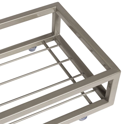 Honey-Can-Do Over-The-Toilet Paper And Storage Tray Silver - Image 4