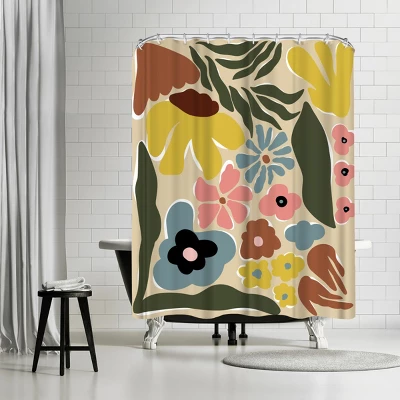 Americanflat 71x74 Floral & Botanical Shower Curtain By Miho Art Studio - Image 13