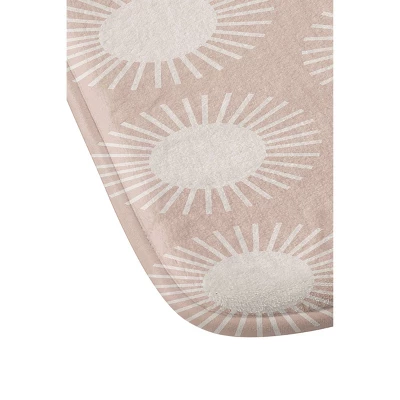 Colour Poems Sun Pattern Memory Foam Bath Mat Pink - Deny Designs - Image 2