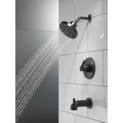 Universal Showering Components H2Okinetic 5-Setting Contemporary Raincan Shower Head - Image 8