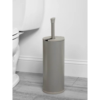 Three Roll Smart Accessories NeverRust Easy Access Toilet Paper Holder Matte Silver - Zenna Home