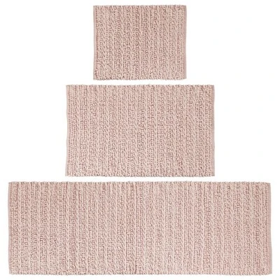 MDesign Soft Cotton Spa Mat Rug For Bathroom, Varied Sizes, Set Of 3 - Image 9