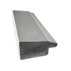 21" X 27" Non-Beveled Vista Brushed Nickel Narrow Bathroom Wall Mirror - Amanti Art