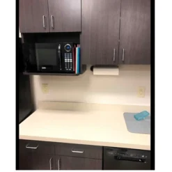 Wood Grip Under Cabinet Paper Towel Holder - Black