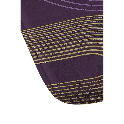 Sheila Wenzel-Ganny Chalk Abstract Memory Foam Bath Mat Purple - Deny Designs - Image 2