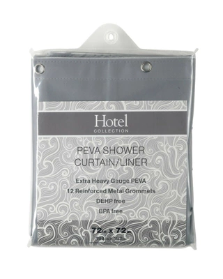 GoodGram Hotel Collection Non-Toxic 10 Gauge Peva Shower Curtain Liners - Image 4