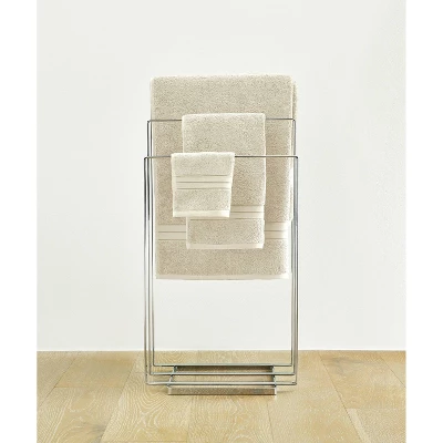 6pc Liam Towel Set Ivory - Blue Loom - Image 5