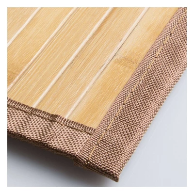 Rayon Made From Bamboo Bath Mat Runner Tan - IDESIGN - Image 5