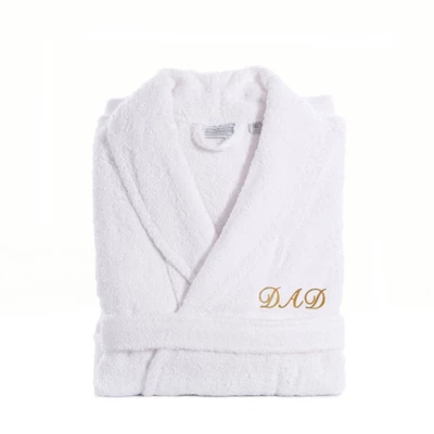 Dad Bathrobe White - Linum Home Textiles