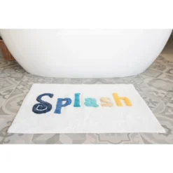 Shiraleah "Splash" Rectangle Bath Mat