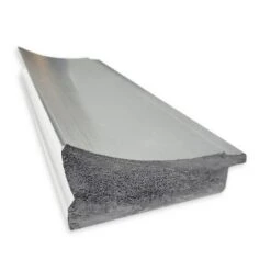 30" X 30" Non-Beveled Flair Bathroom Wall Mirror Polished Nickel - Amanti Art