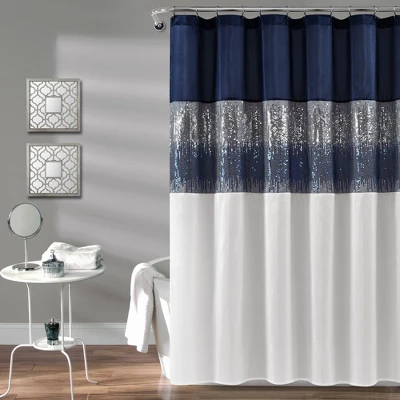 72"x72" Night Sky Shower Curtain - Lush Décor - Image 5