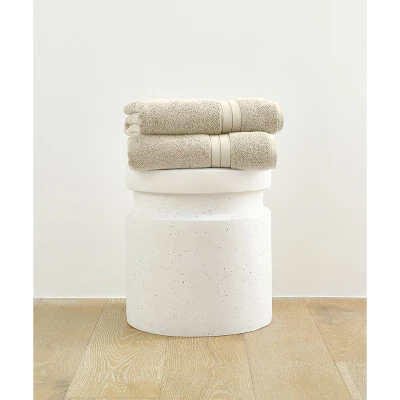 6pc Liam Towel Set Ivory - Blue Loom - Image 6