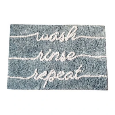 Wash Rinse Repeat Word Novelty Cute Bath Rug - 20"x30" - Elrene Home Fashions - Image 4