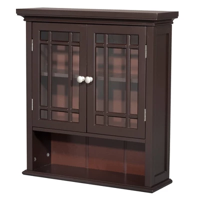 Neal Wall Cabinet With 2 Doors - Elegant Home Fashions - Image 2