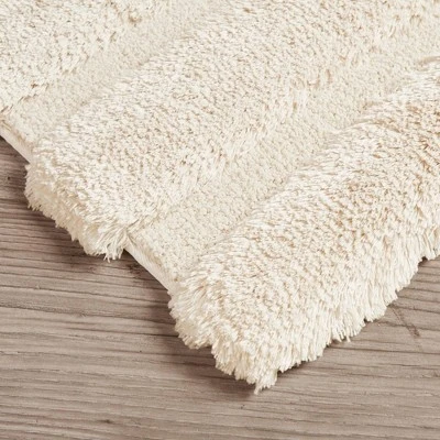 Tufted Pearl Channel Solid Bath Rug - Image 4
