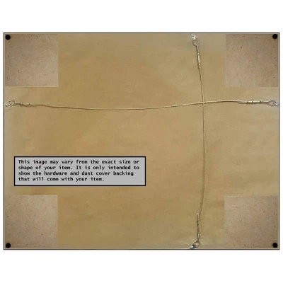 William Narrow Framed Bathroom Vanity Wall Mirror Bronze - Amanti Art - Image 3