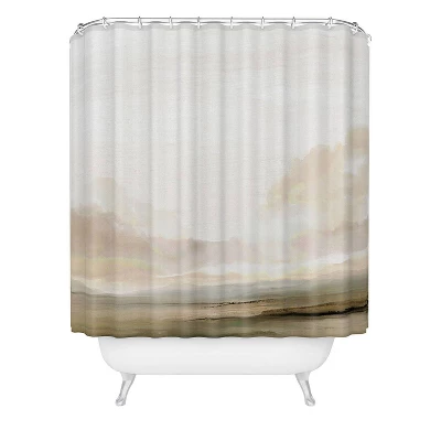 Dan Hobday Art The South Shower Curtain Green - Deny Designs