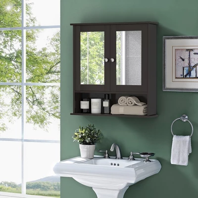 Costway Wall Mount Mirror Cabinet - Image 3