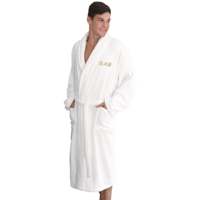 Dad Bathrobe White - Linum Home Textiles - Image 2