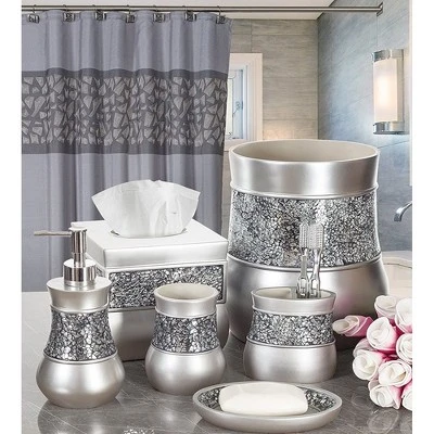 Creative Scents Brushed Nickel Towel Stand - Image 4