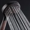High Pressure 6 Setting Luxury Handheld Shower Head With Extra Wall Bracket Oil Rubbed Bronze - Aquabar