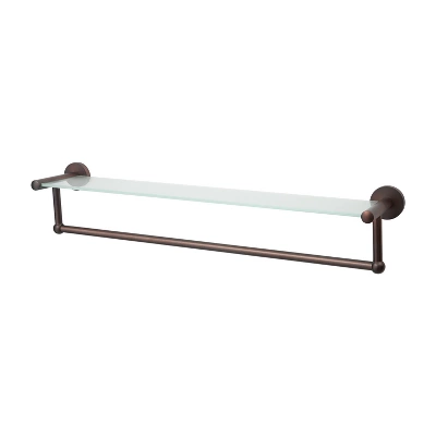 Shelf With Towel Bar Chrome - Organize It All - Image 3