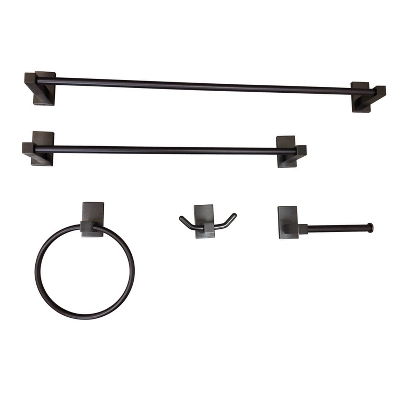 5pc Continental Bathroom Accessory Set Oil Rubbed Bronze - Kingston Brass - Image 2