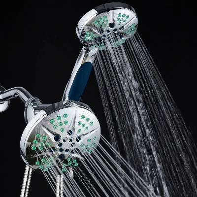 6" 48 Setting High Pressure Ultra Luxury Three-Way Shower Head Combo Chrome - Hotelspa Notilus - Image 2