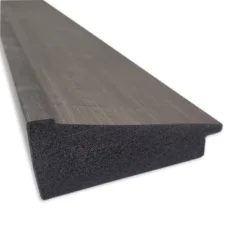 42" X 30" Non-Beveled William Rustic Woodgrain Bathroom Wall Mirror - Amanti Art