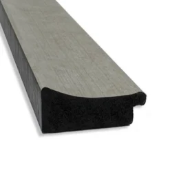 33" X 27" Non-Beveled Waveline Silver Narrow Bathroom Wall Mirror - Amanti Art