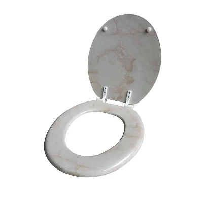 Marble Print Toilet Seat - J&V TEXTILES - Image 3