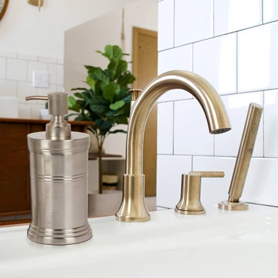 Dual Ridge Collection Lotion And Soap Dispenser - Nu Steel - Image 3